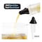 Pouro Liquor and Spirits Bottle Pourer Twist to Open and Pour, Twist to Close and Store, Black, 3PK 2689 - alternate 2